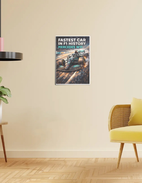 Mercedes W11 | Fastest F1 Car in History (A3 Poster)
