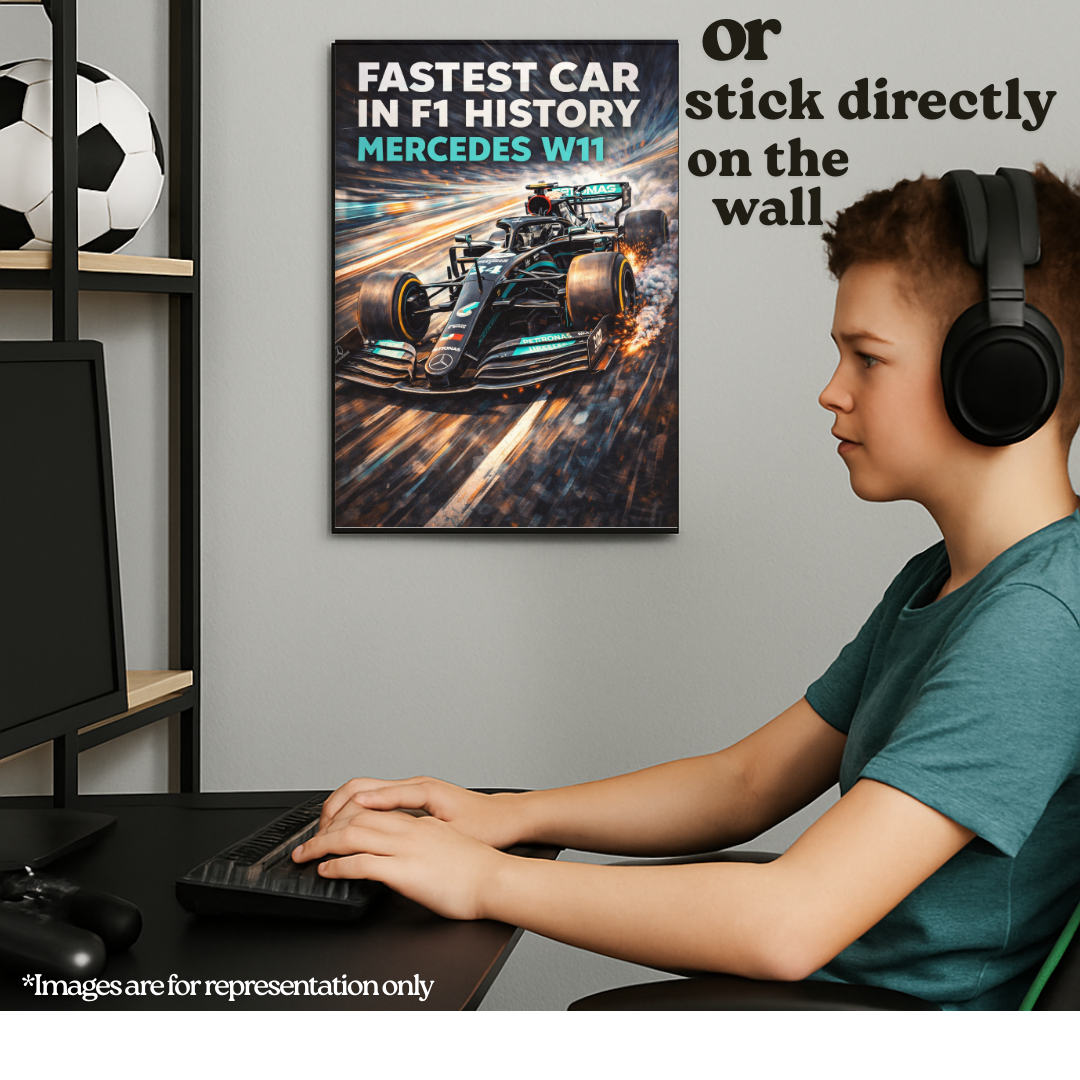 Mercedes W11 | Fastest F1 Car in History (A3 Poster)