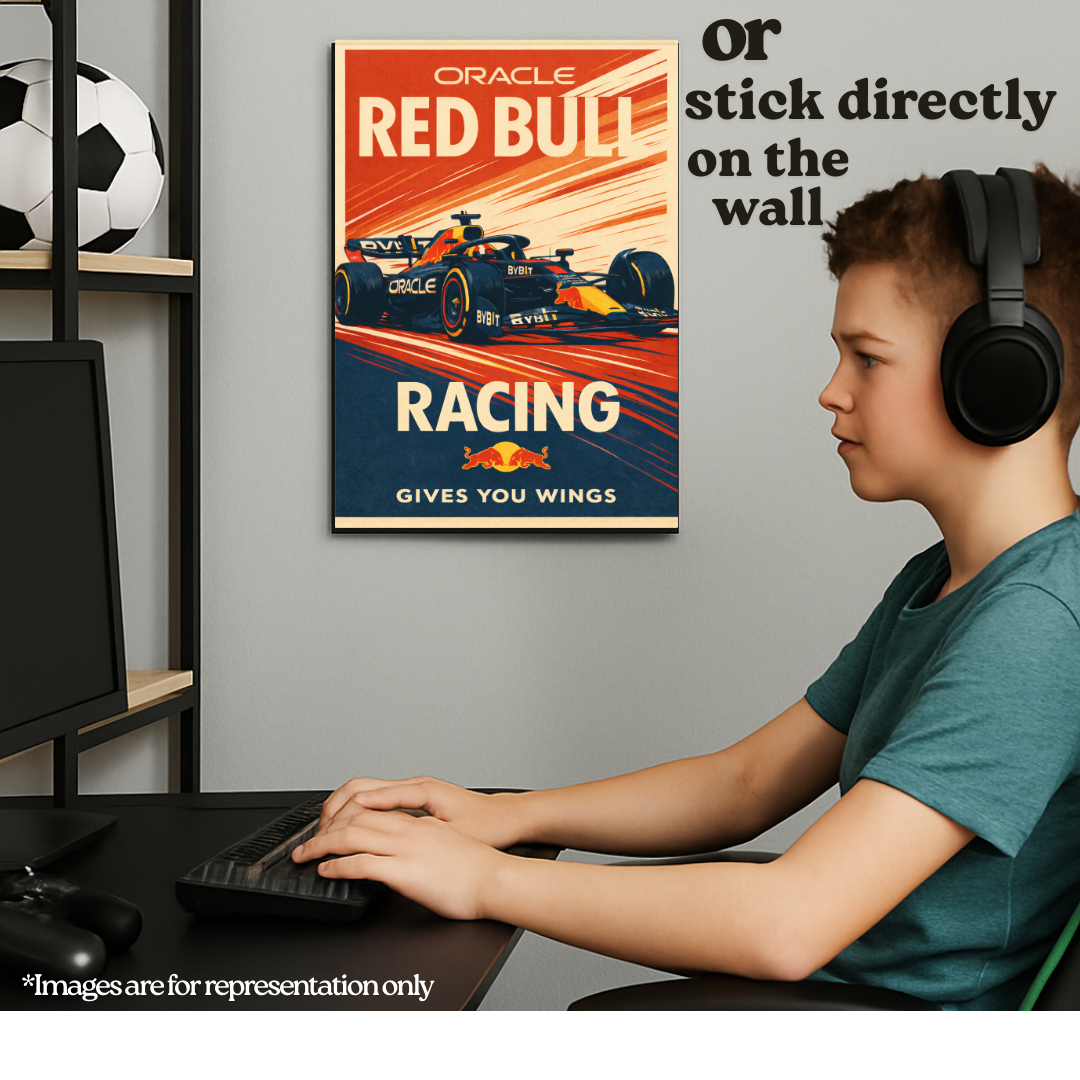 Red Bull Racing A3 Poster | “Gives You Wings”
